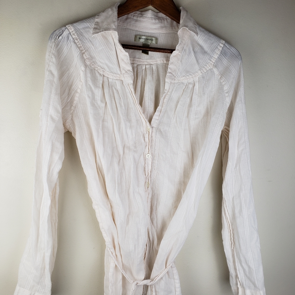Banana Republic Sheer Blouse